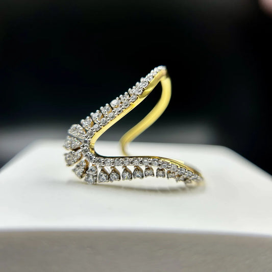 Aurelia Wide-Band Dot Ring