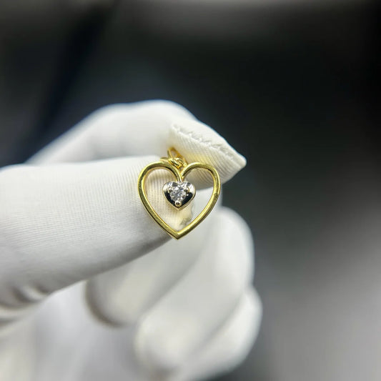 Heart Within Heart Pendant