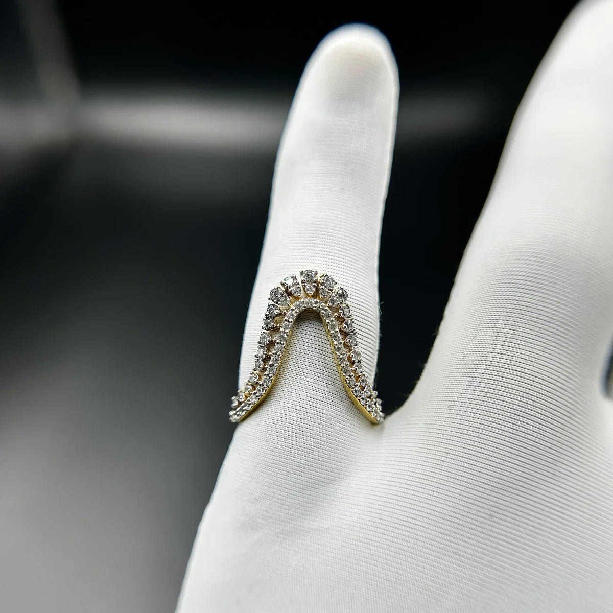 Aurelia Wide-Band Dot Ring