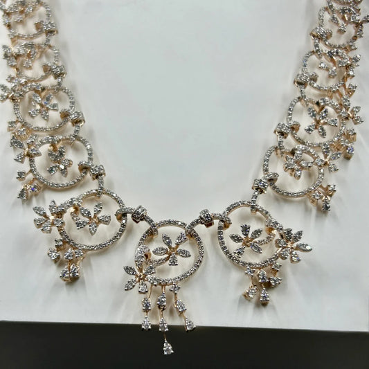 Aurora Circle Bloom Necklace