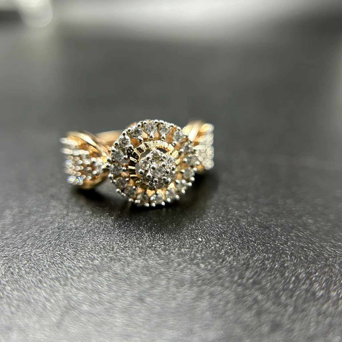 Classic Halo Silver Ring