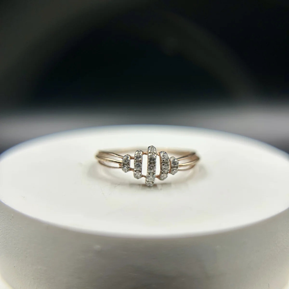 Crystal Wave Ring