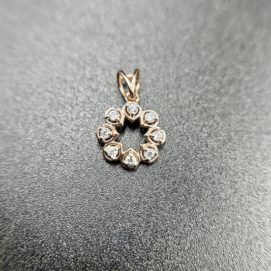 Floral Halo Blossom Pendant