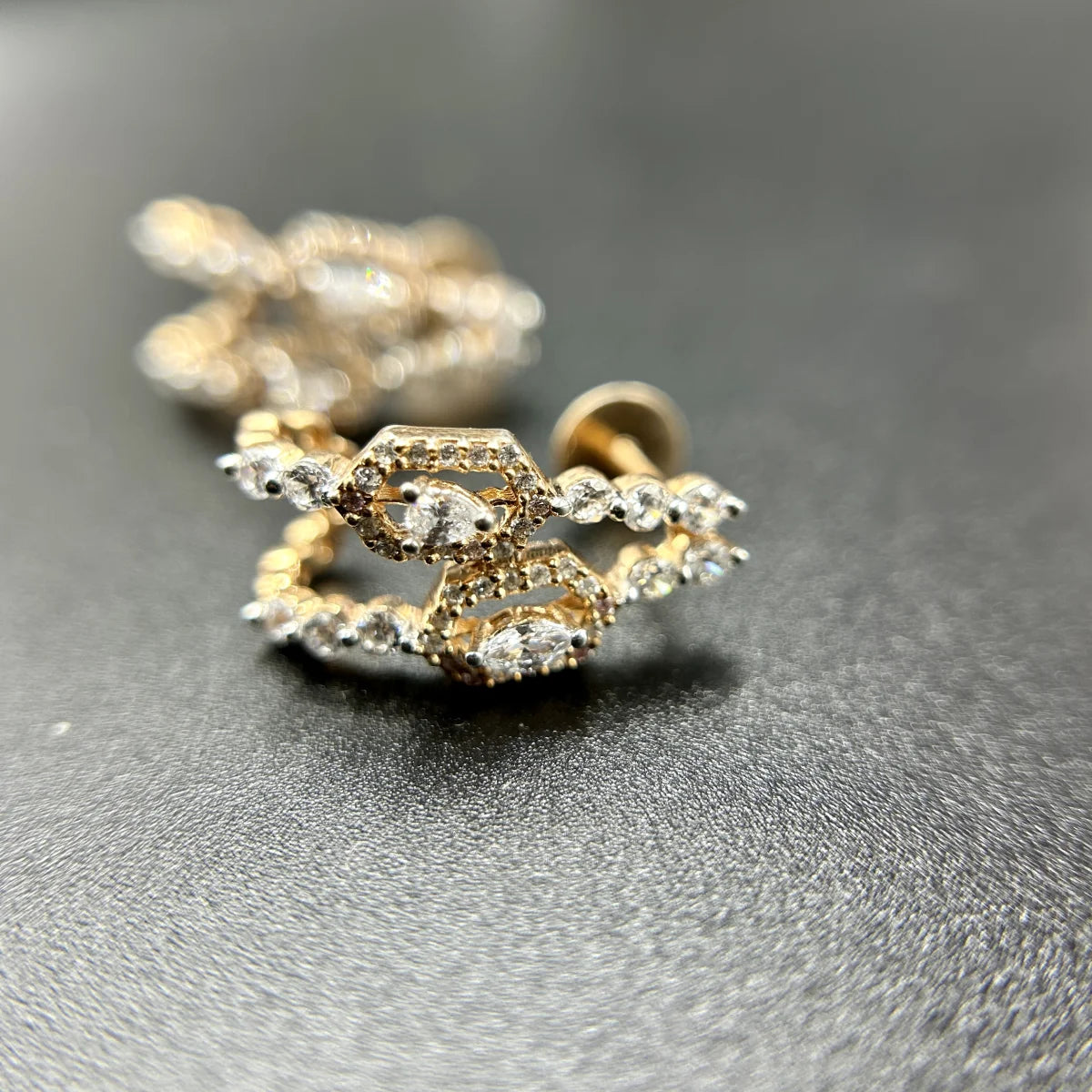 Noelle Crystal Cascade Earrings