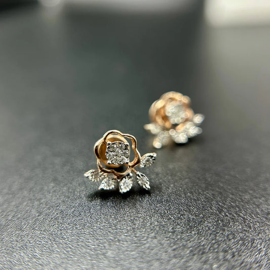 Infinity Glow Stud Earrings