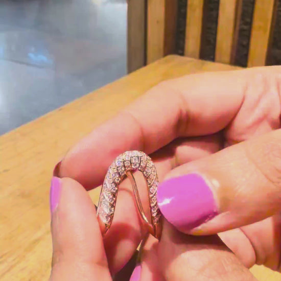Infinity Weave Pave Ring - Product Video
