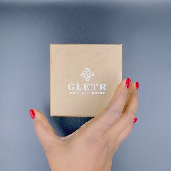 Layered Square Stud Earrings - Product Video