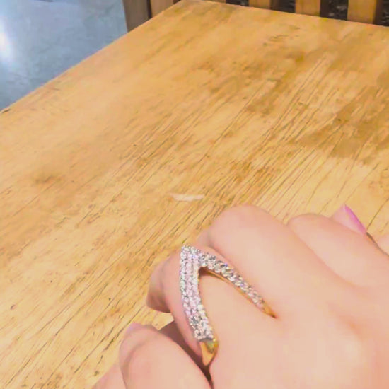 Radiant V-Frame Pave Ring - Product Video