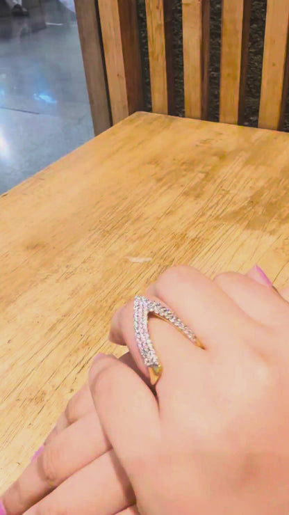 Radiant V-Frame Pave Ring - Product Video