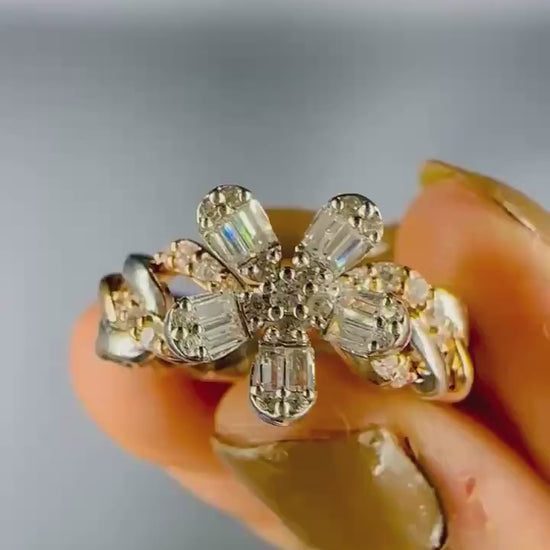 Crystal Flower Ring - Product Video