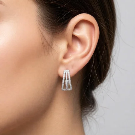 Vionelle Modern Frame Earrings