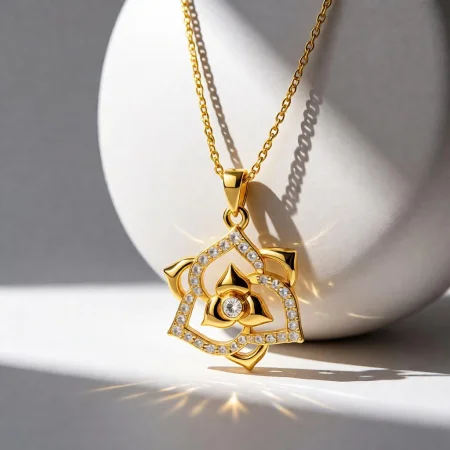Abstract Triangle Pendant