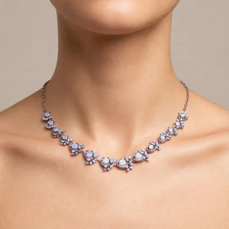 Blossom Halo Line Necklace