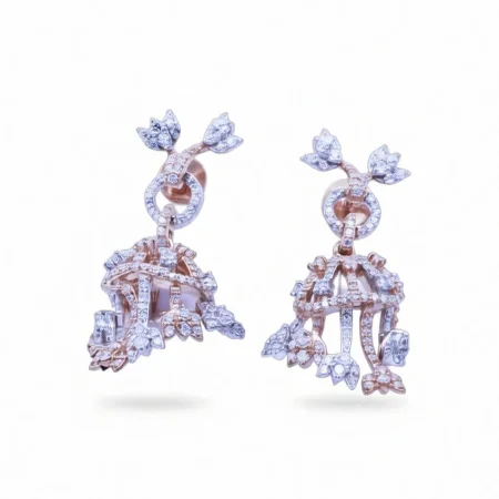 Designer Dome Jhumka Earrings