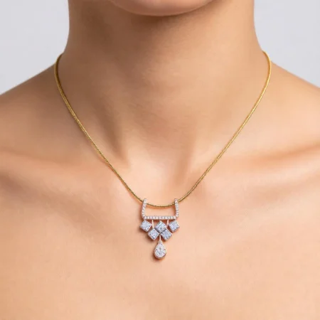 Geometric Drop Pendant