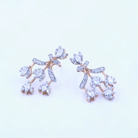 Floral Symphony Drop Earrings