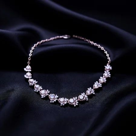 Blossom Halo Line Necklace