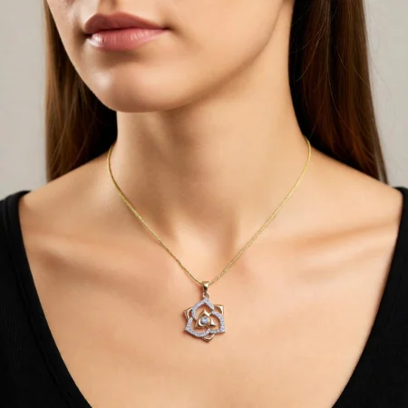 Abstract Triangle Pendant