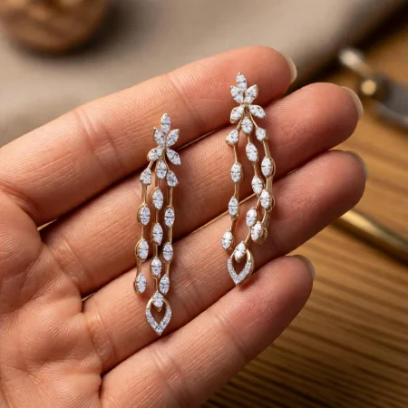 Moonlit Circle Charm Earrings