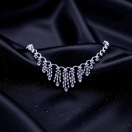 Celestia Cascade CZ Necklace