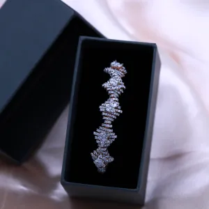 Classic Tennis CZ Silver Bracelet