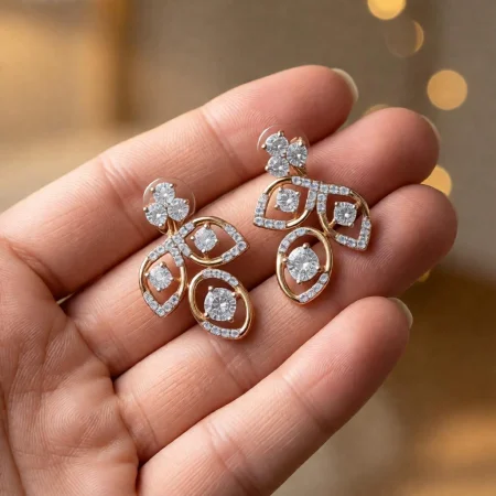 Isolde Grace Curve Studs