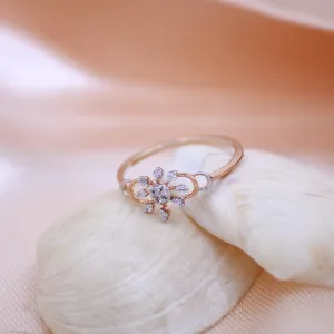 Flora Openwork Diamond Ring