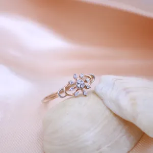Flora Openwork Diamond Ring