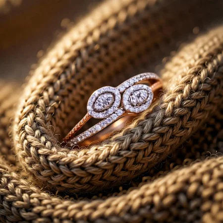 Elysia Twin Halo Ring