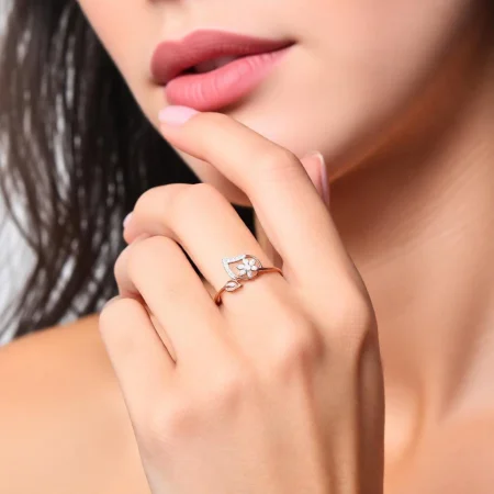 Petal Heart Accent Ring