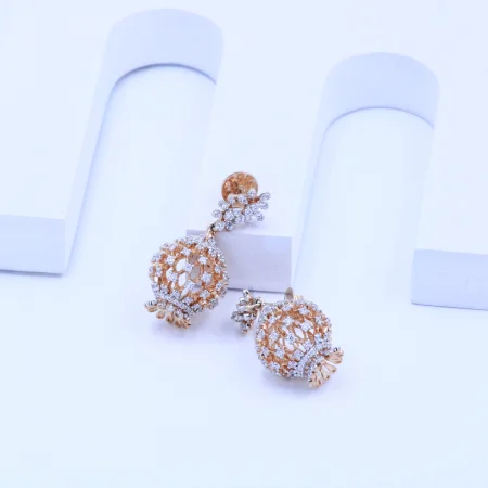 Classic Floral Jhumka Earrings