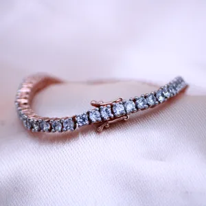 Baguette Spark CZ Silver Bracelet