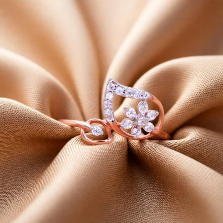 Petal Heart Accent Ring