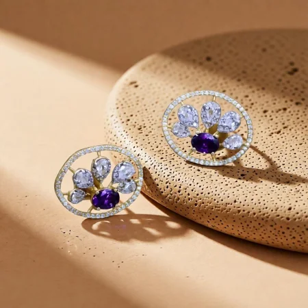 Aurevia Floral Gleam Earrings